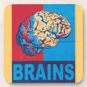 ゾンビ脳 コースター (正面)