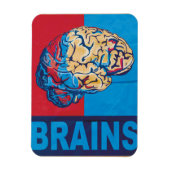 ゾンビ脳 マグネット (縦)