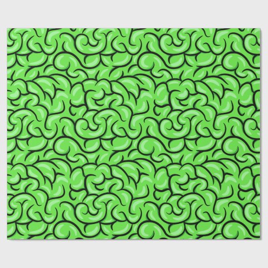 ゾンビ脳 ラッピングペーパー (フラット)