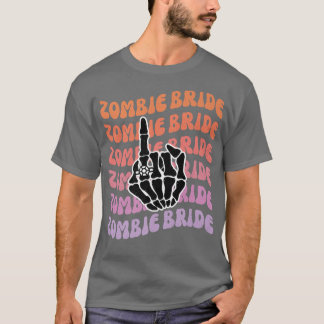 ゾンビ花嫁 死ぬまでパーティを楽しむ ブライズメイドパーティ Tシャツ