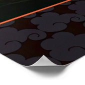 ゾンビ蜂起封建日本 – ウッドブロックプリント ポスター (角)