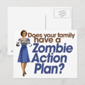 ゾンビ行動計画 ポストカード (正面/裏面)