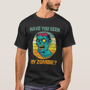 ゾンビ見た?ヴィンテージ日没 Tシャツ