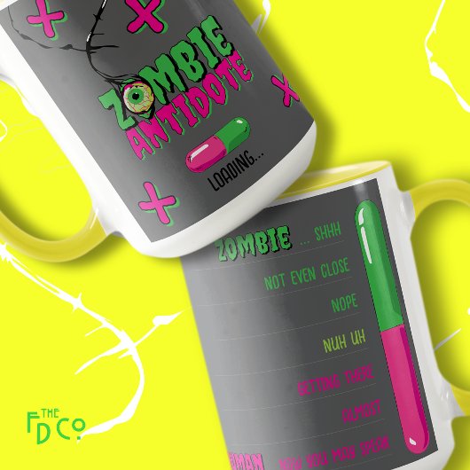 ゾンビ解毒剤のロード…おもしろいおもしろい マグカップ