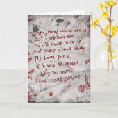 ゾンビ記念日 カード (黄色い花)