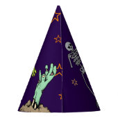 ゾンビ誕生日キッズパーティー パーティーハット (裏面)