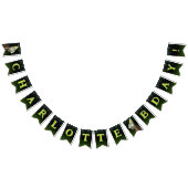 ゾンビ誕生日キッズ怖いモンスター バンティングフラッグ (全)