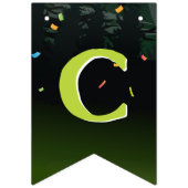 ゾンビ誕生日キッズ怖いモンスター バンティングフラッグ (第2の旗)