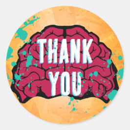 ゾンビ誕生日ハロウィンキッズパーティー ラウンドシール