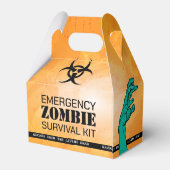 ゾンビ誕生日ハローウィンパーティ フェイバーボックス (裏面サイド)