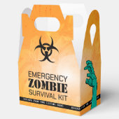 ゾンビ誕生日ハローウィンパーティ フェイバーボックス (オープン)