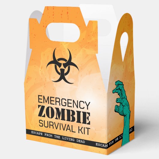 ゾンビ誕生日ハローウィンパーティ フェイバーボックス (オープン)