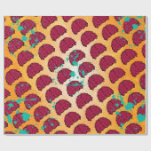 ゾンビ誕生日ハローウィンパーティ ラッピングペーパー (フラット)