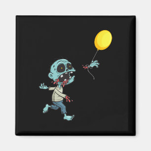 ゾンビ誕生日バロおもしろいン – かわいいゾンビキッズA マグネット