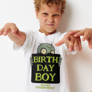 ゾンビ誕生日ボーイおもしろいモンスター Tシャツ