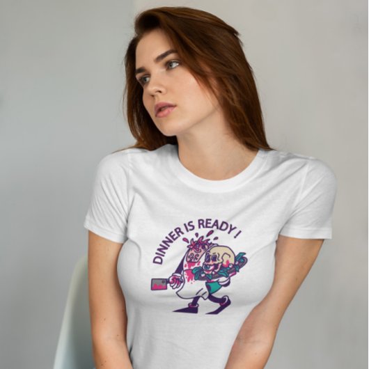 ゾンビ調理師ハロウィーン Tシャツ