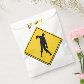 ゾンビ警告のハロウィーン フェイバーバッグ (封をした状態)