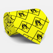 ゾンビ警告の道路標識 ネクタイ (ロール)