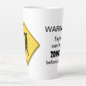 ゾンビ警告ズ カフェラテマグ (正面)