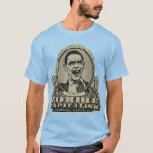 ゾンビ資本主義オバマ版シャツ Tシャツ (正面)