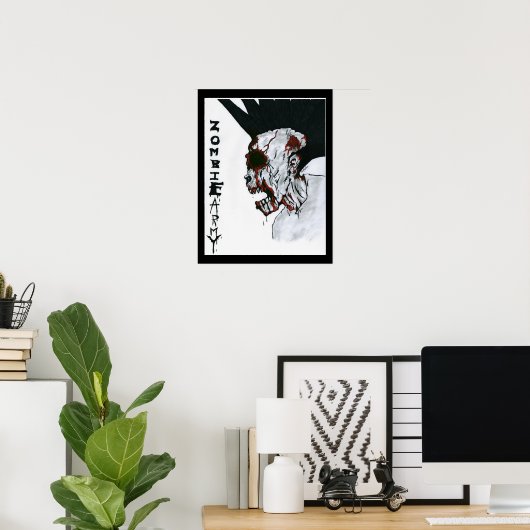 ゾンビ軍 ポスター (ホームオフィス)