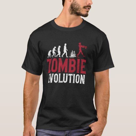 ゾンビ進化ゾンビ Tシャツ (正面)