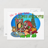 ゾンビ達の前夜 ポストカード (正面/裏面)