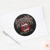 ゾンビ達を追え！ ラウンドシール (封筒)