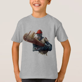 ゾンビ野球スラッガー スケアリー ハロウィン Tシャツ