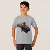 ゾンビ野球スラッガー スケアリー ハロウィン Tシャツ (正面フル)