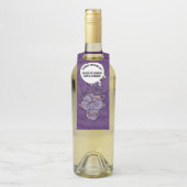 ゾンビ面白いハロウィーンブーズサバイバルキットパープル ボトルネックタグ (ボトル)