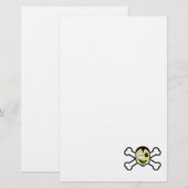 ゾンビ頭とクロスボーン 便箋 (正面/裏面)