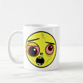ゾンビ顔コーヒーマグ コーヒーマグカップ (左)