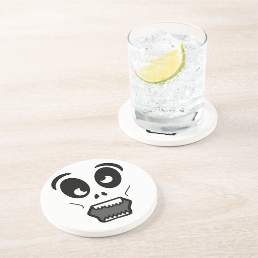 ゾンビ顔 コースター (側面)