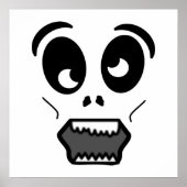 ゾンビ顔 ポスター (正面)