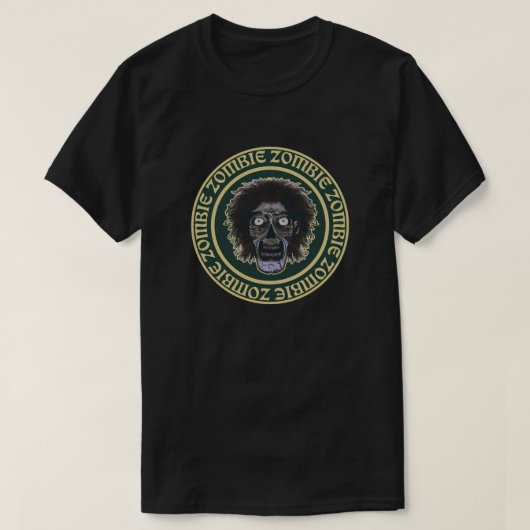 ゾンビ顔 Tシャツ (デザイン正面)