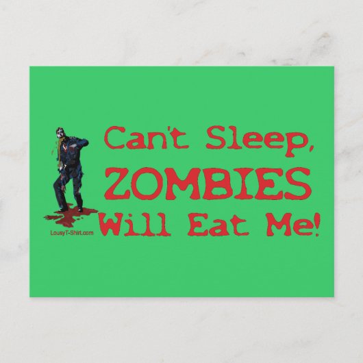 ゾンビ食べが俺 ポストカード (正面)