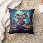 ゾンビ食べーのキャンディ クッション (ブランケット)