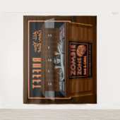 ゾンビ食べ物あなたがビュッフェ食べーハロウィーン タペストリー (正面)