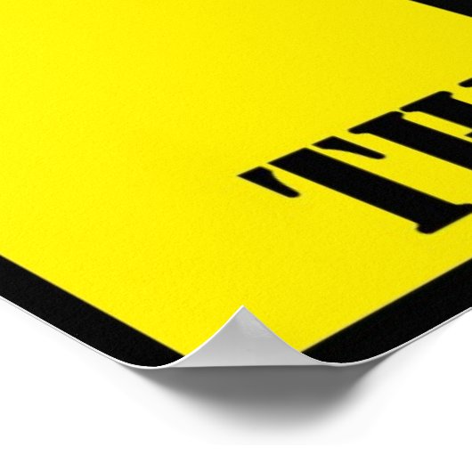 「ゾンビ食べ物を与えを止めろ」のポスター怒ジョニー ポスター (角)