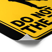 ゾンビ食べ物を与えーするな ポスター (角)