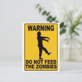 ゾンビ食べ物を与えーするな ポストカード (スタンド正面)