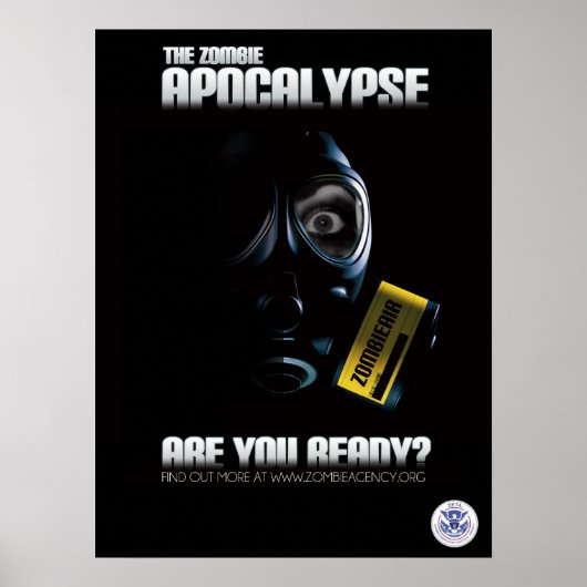 ゾンビ黙示録のポスター – 準備はいいか？ ポスター (正面)