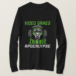 ゾンビ黙示録の準備をしたビデオゲーム Tシャツ