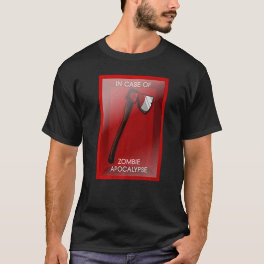 ゾンビ黙示録チョッピングツールの場合 Tシャツ (正面)