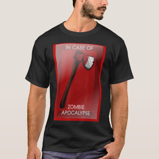 ゾンビ黙示録チョッピングツールの場合 Tシャツ (正面)
