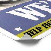 ゾンビ黙示録ヴィンテージ募集ポスター ポスター (角)