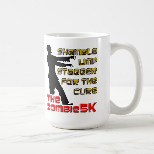 ゾンビ5Kおもしろマグカップ コーヒーマグカップ (右)