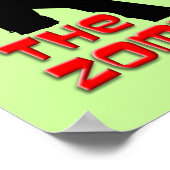 ゾンビ5Kポスタおもしろいー ポスター (角)