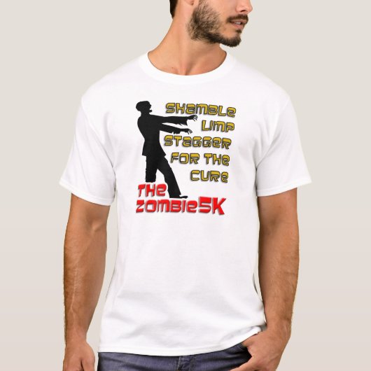 ゾンビ5K面白Tシャツ Tシャツ (正面)